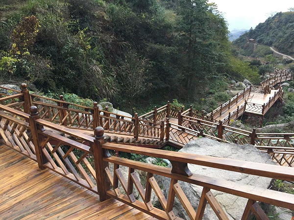 護(hù)欄、棧道、古木橋
